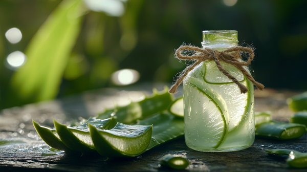 Aloe Vera und ihr feuchtigkeitsspendendes Gel