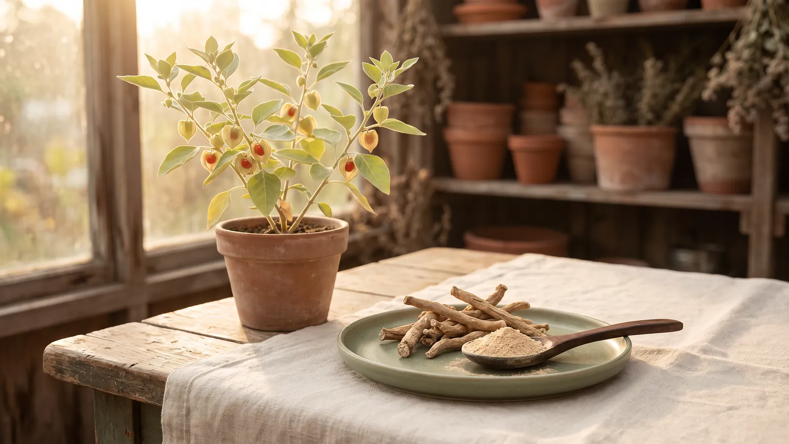 Ashwagandha: Stimmungsbild zum Ratgeber im Natur-Buddy-Magazin