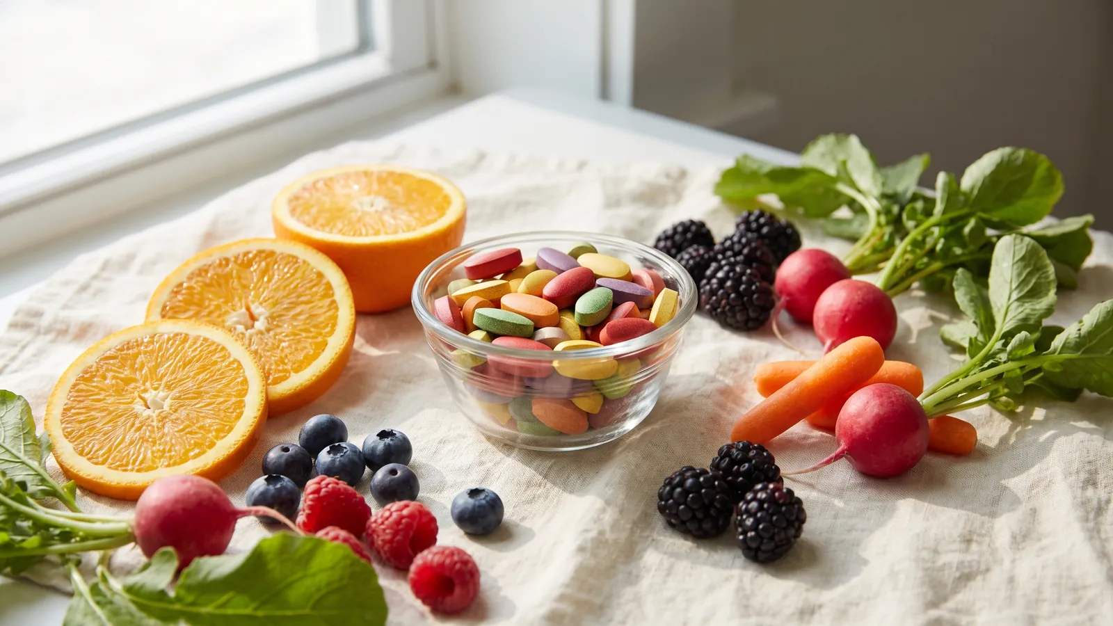 Multivitamin: Stimmungsbild zum Ratgeber im Natur-Buddy-Magazin