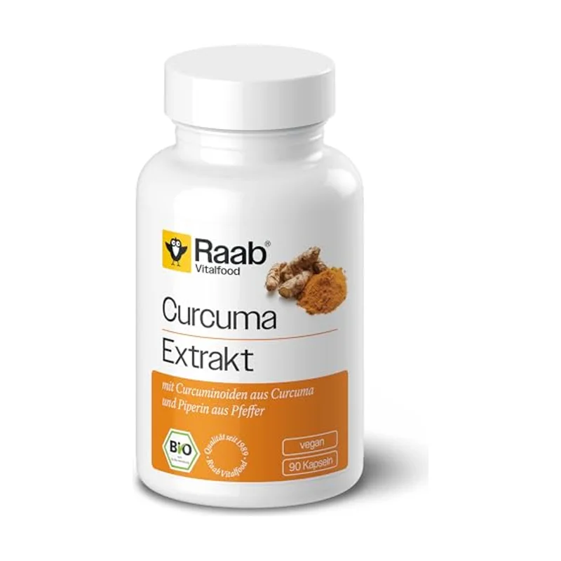 Curcumin-Extrakt mit Piperin – Kapseln