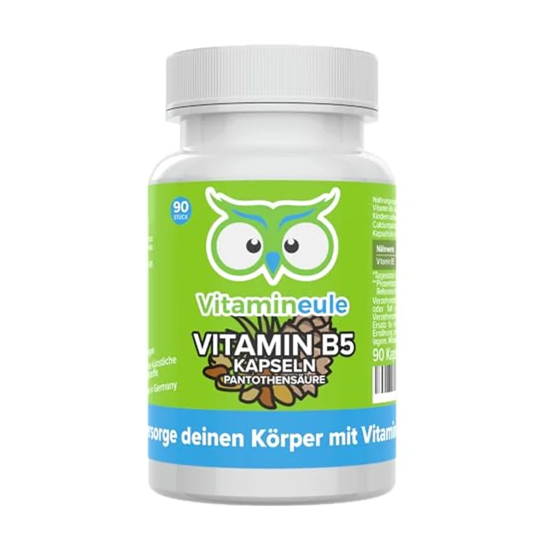 Vitamin B5 (Pantothensäure) – Kapseln