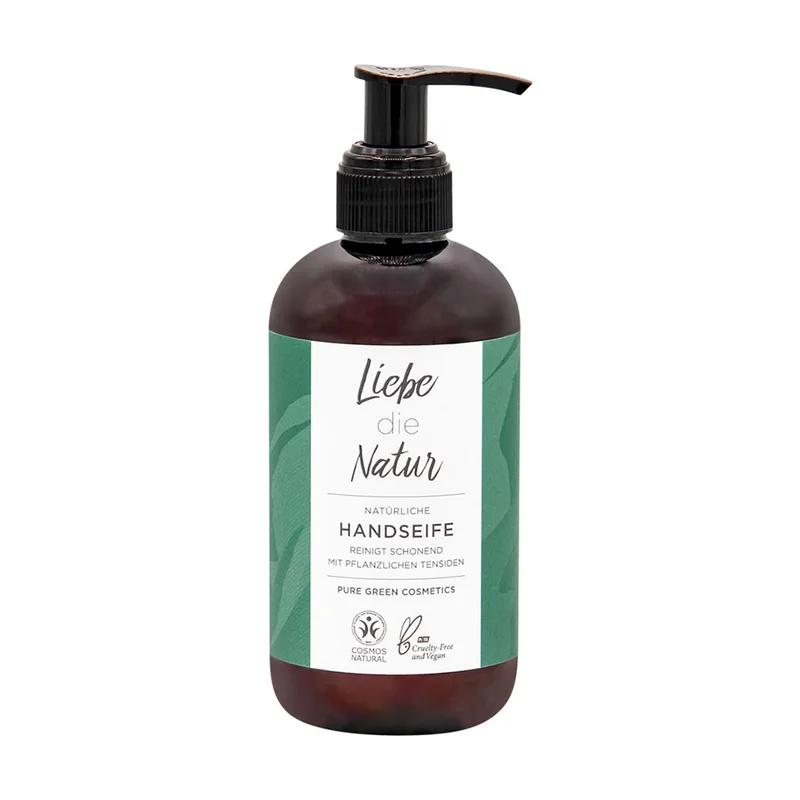 Natürliche Handseife mit pflanzlichen Tensiden (250 ml)